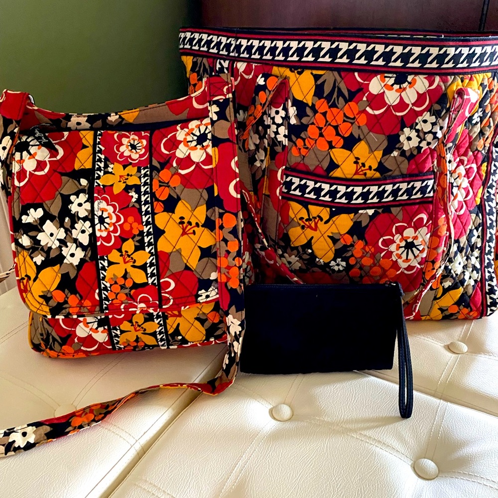 Vera Bradley Bittersweet Travel Bundle